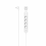 Hama Hálózati elosztó, 5 részes +2x USB-C, 17W, kapcasolható, 1,4m, fehér (223191)