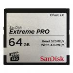 Sandisk CFast 64 GB Extreme Pro 2.0 memóriakártya, VPG130 (525 MB/s sebesség) (139791)