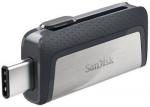 Sandisk Cruzer Ultra DUALTM USB 3.1 256 GB USB TYPE-C / Mobil mem., Android APP, 150 MB/s (139778)