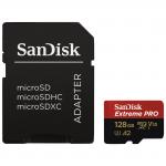 Sandisk microSDXC 128 GB Mobile Extreme PRO + adapter, (olv. seb.: 200MB/s , ír. seb.: 90MB/s) UHS-I, V30, A