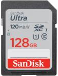 Sandisk SDXC 128 GB Ultra memk. (120 MB/s seb.) UHS-1, class 10 (186498)