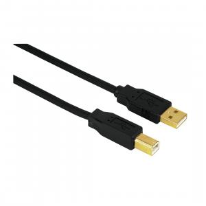 Hama USB kábel A-B 3,0 m aranyozott (29767)