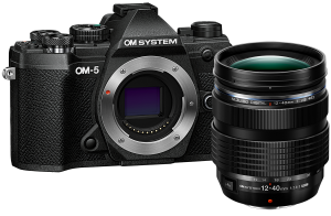 OM System OM-5 1240 KIT fekete/fekete