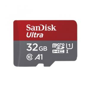 Sandisk microSDHC 32 GB Mobile Ultra memk., + adapter, (120MB/s) class 10, A1 (186500)