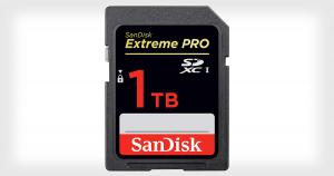 Sandisk SDXC 1 TB Extreme PRO memk. (170MB/s olv. / 90MB/s ír. seb.) UHS-I, Class 10, U3, V32 (114846)