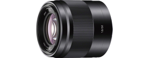 Sony SEL50F18 E50mm f/1,8 fekete objektív
